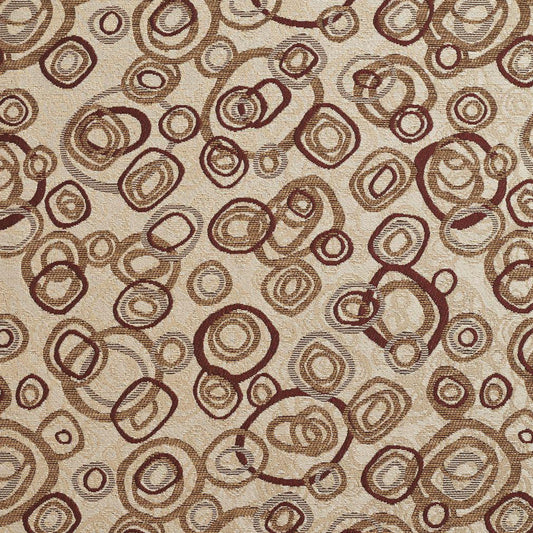 1311 Abstract & Geometric Brandy Sphire Red & Burgundy Charlotte Fabrics