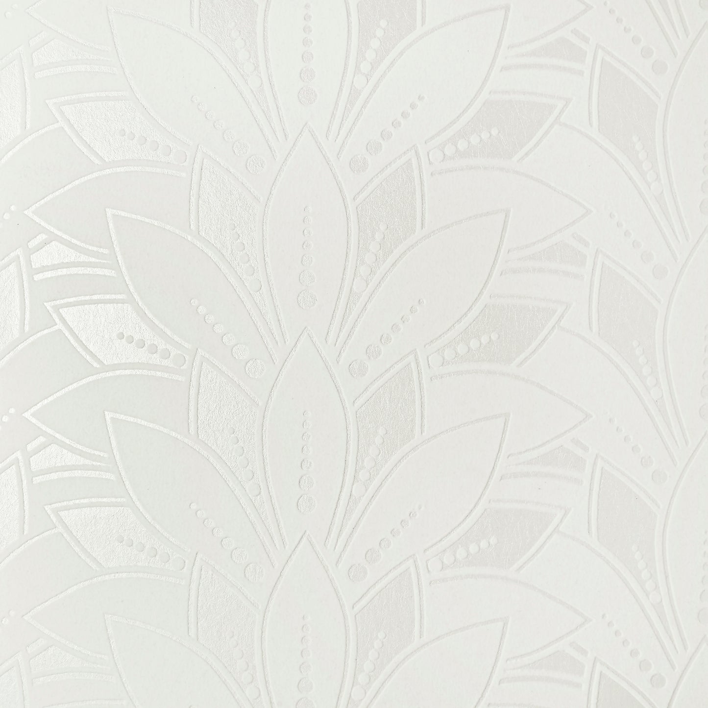 139FLOCK02 1838-Wallcoverings WALLPAPER - WP # 02 IVORY ELODIE