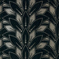 139FLOCK03 1838-Wallcoverings WALLPAPER - WP # 03 JET ELODIE