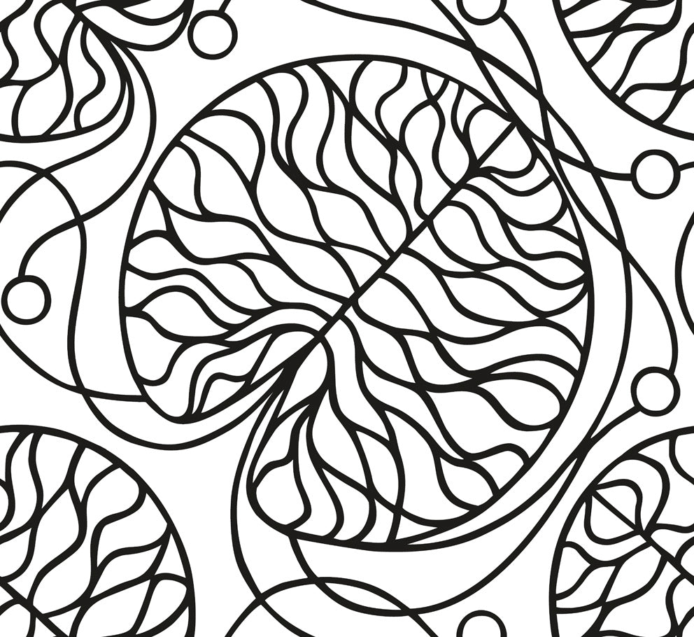 14131X Marimekko Marimekko Vol. 5 Wallpaper Bottna Ebony and Eggshell