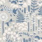 1454 HOPPMOSSE Dove And Blue Schumacher Wallpaper