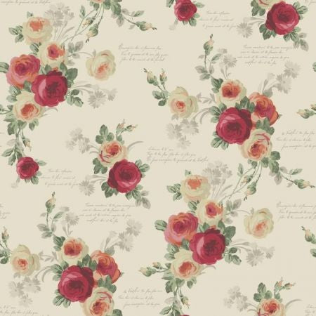 York MH1526 Heirloom Rose Wallpaper