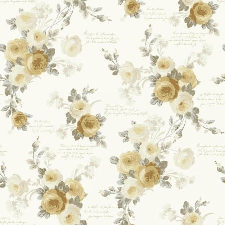 York MH1527 Heirloom Rose Wallpaper