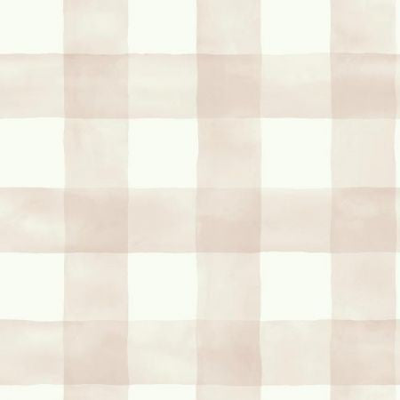 York MH1517 Watercolor Check Wallpaper