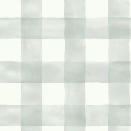 York MH1519 Watercolor Check Wallpaper