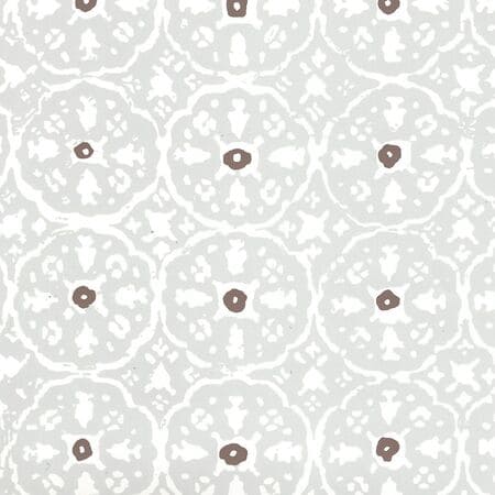 149-51WP NITIK II Gray Brown On Almost White Quadrille Wallpaper