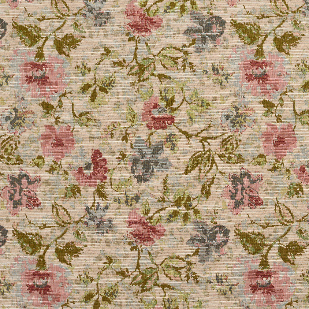 1522 Floral Garden Pink Charlotte Fabrics
