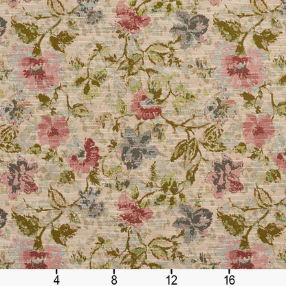 1522 Floral Garden Pink Charlotte Fabrics