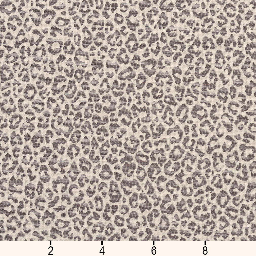 1593 Animal Print,Small Scale Pewter Grey & Silver Charlotte Fabrics