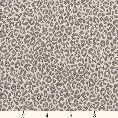 1593 Animal Print,Small Scale Pewter Grey & Silver Charlotte Fabrics