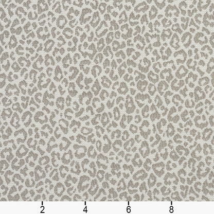 1594 Animal Print,Small Scale Stone Grey & Silver Charlotte Fabrics