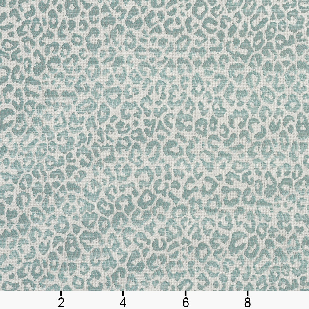 1595 Animal Print,Small Scale Mist Aqua & Teal Charlotte Fabrics