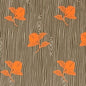 CHERRY BLOSSOM Persimmon Katie Ridder Wallpaper