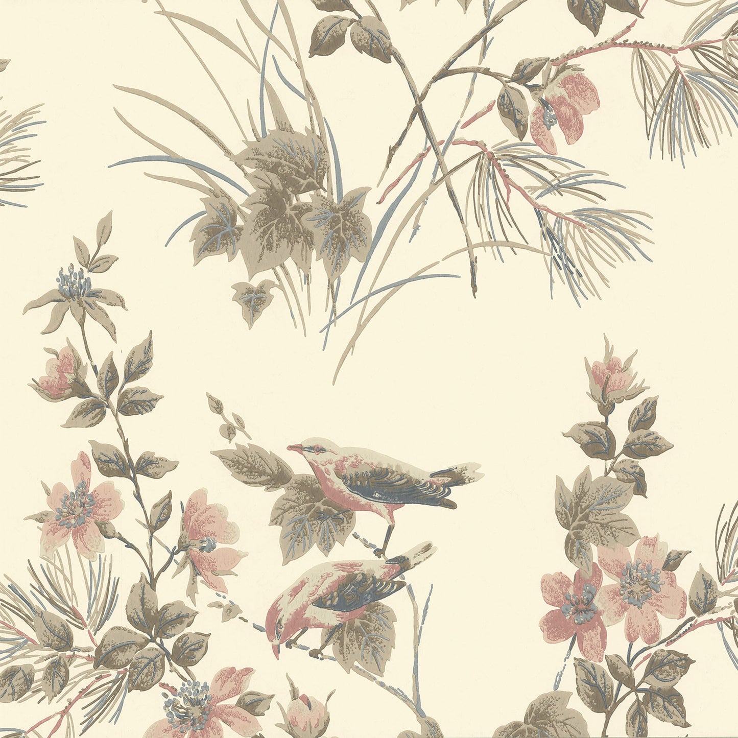 160110003 1838-Wallcoverings WALLPAPER - WP # 03 ROSEMORE
