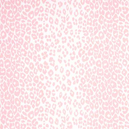 175727 ICONIC LEOPARD Pink Schumacher Fabric