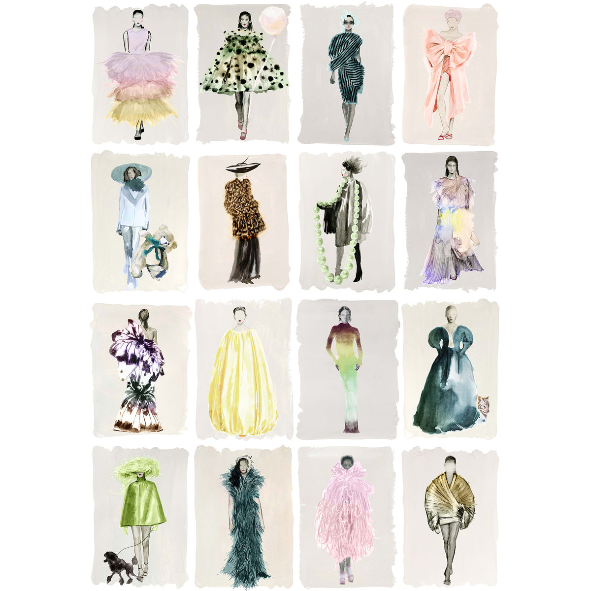 175/1003M-CS COLE & SON COUTURE CAROUSEL PASTEL P