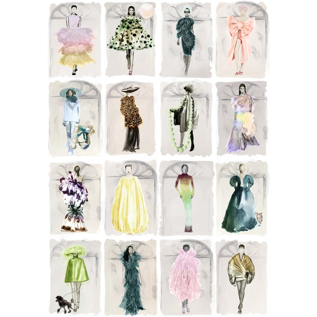 175/2009M-CS COLE & SON COUTURE CAROUSEL W PASTEL
