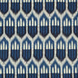 176084 BUKHARA IKAT Indigo Schumacher Fabric