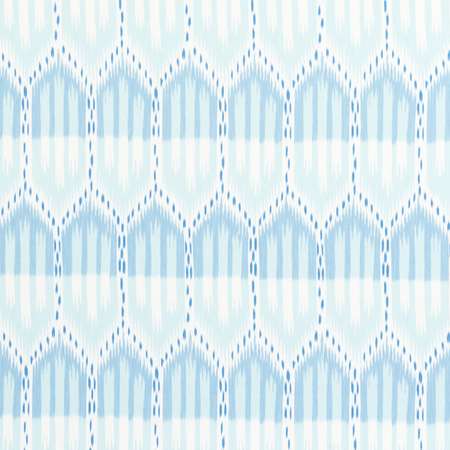 176085 BUKHARA IKAT Sky And Aqua Schumacher Fabric