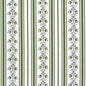 180661 DELFT STRIPE Green Schumacher Fabric