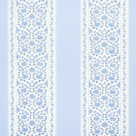 180740 JASMINE INDOOR OUTDOOR Indigo Schumacher Fabric