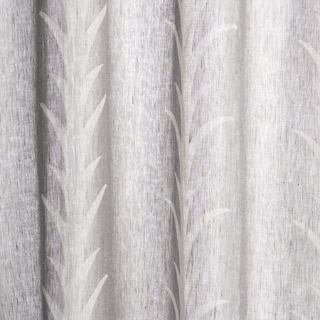 180801 ACANTHUS STRIPE SHEER Carbon Schumacher Fabric