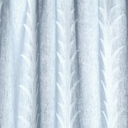 180802 ACANTHUS STRIPE SHEER Slate Schumacher Fabric