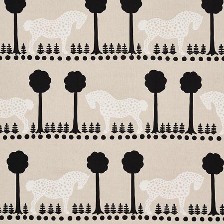 180902 POLKA DOT PONY Natural Schumacher Fabric