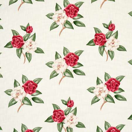 180910 CASABLANCA FLORAL INDOOR OUTDOOR Garnet Schumacher Fabric