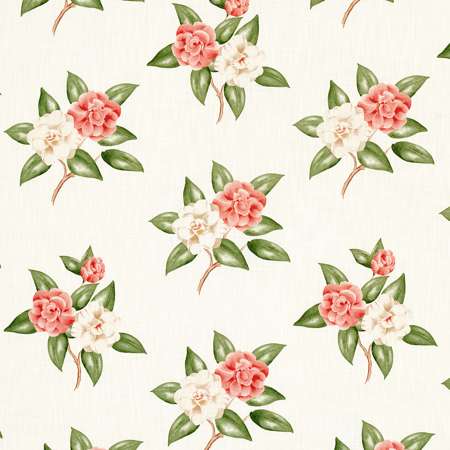 180911 CASABLANCA FLORAL INDOOR OUTDOOR Coral Schumacher Fabric