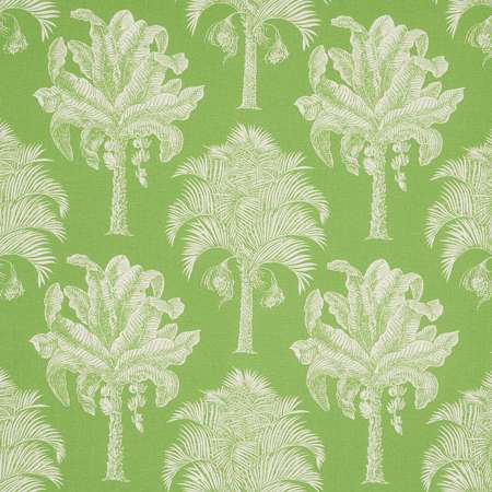 180960 GRAND PALMS INDOOR OUTDOOR Green Schumacher Fabric