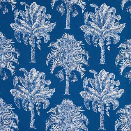 180961 GRAND PALMS INDOOR OUTDOOR Navy Schumacher Fabric