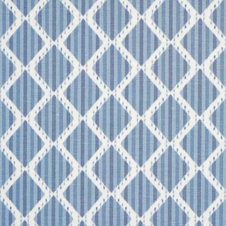 181290 KAI STRIPED IKAT Blue Schumacher Fabric