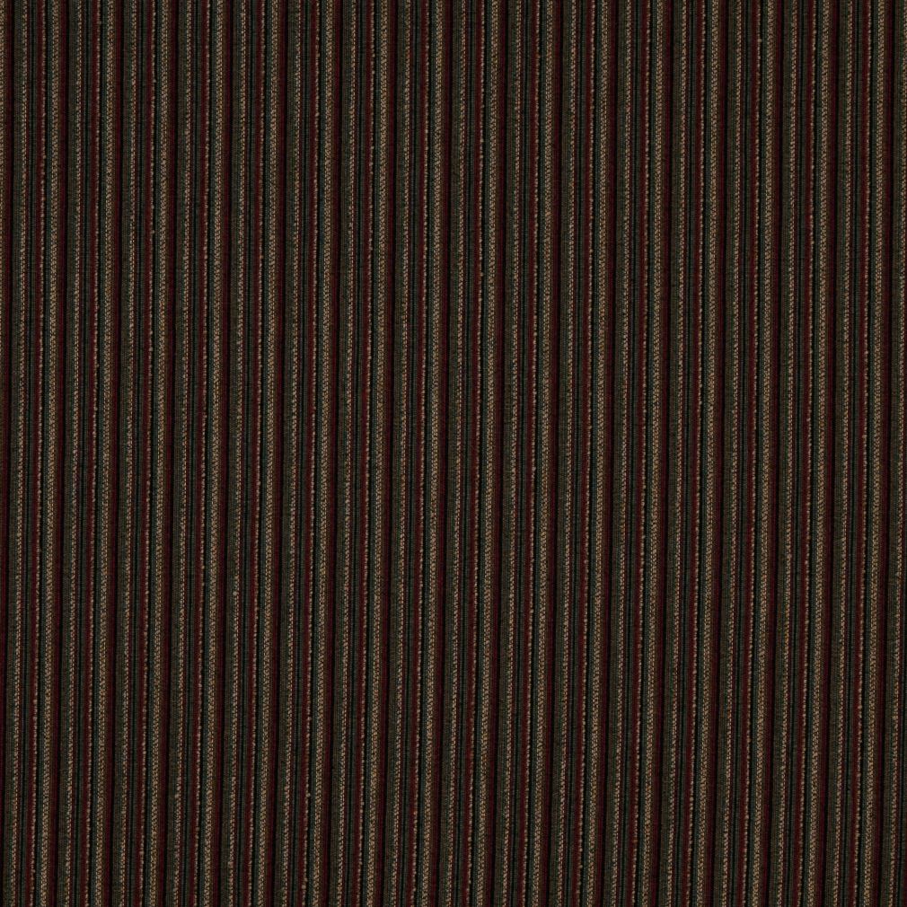 1884 Stripe Jewel Red & Burgundy Charlotte Fabrics