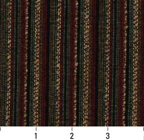 1884 Stripe Jewel Red & Burgundy Charlotte Fabrics