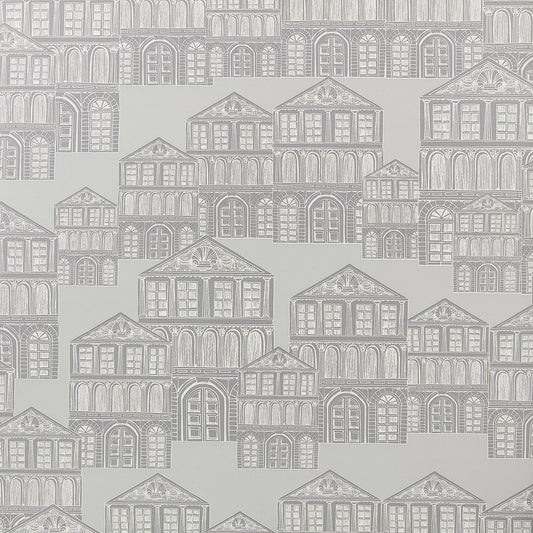 190713704 1838-Wallcoverings WALLPAPER - WP # 04 SOFT GREY ELODIE