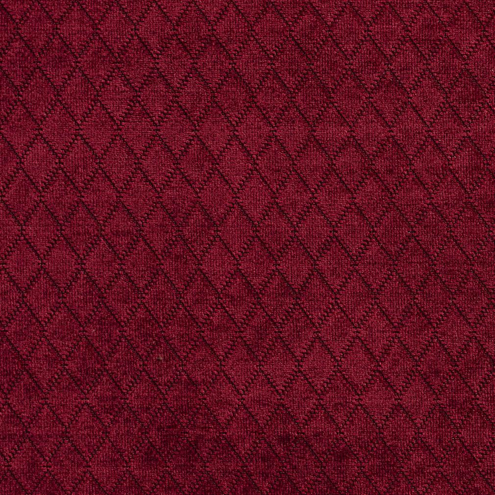 1910 Diamonds,Plain & Solid,Small Scale Wine Red & Burgundy Charlotte Fabrics