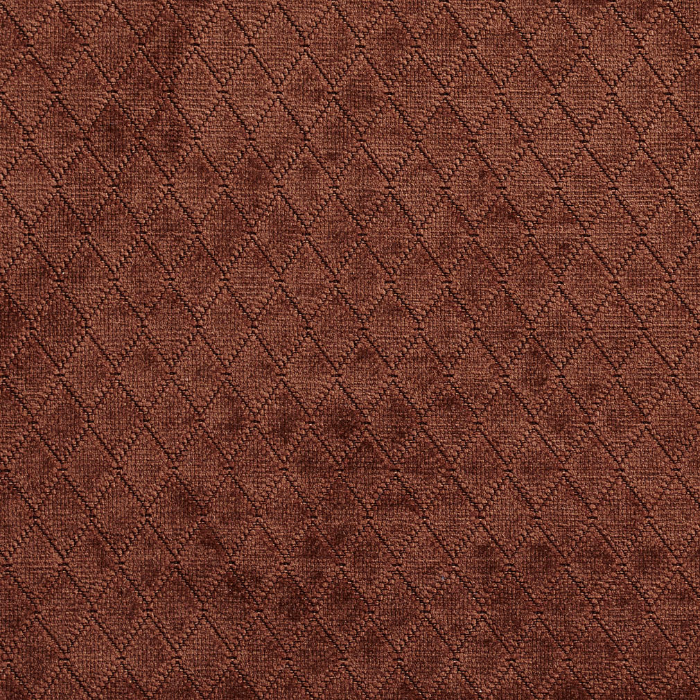 1913 Diamonds,Plain & Solid,Small Scale Cocoa Brown Charlotte Fabrics