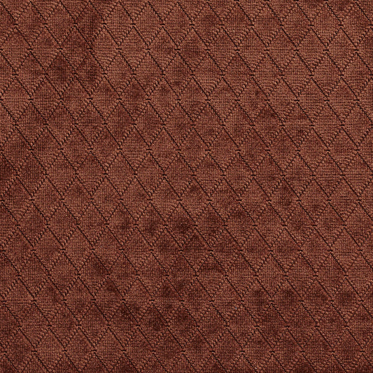 1913 Diamonds,Plain & Solid,Small Scale Cocoa Brown Charlotte Fabrics