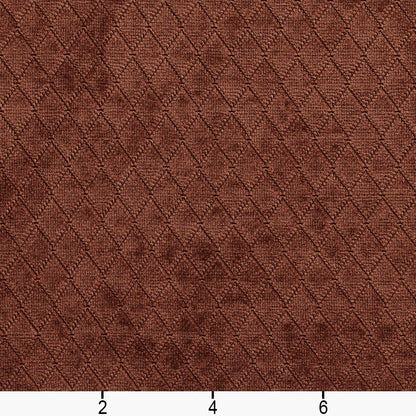 1913 Diamonds,Plain & Solid,Small Scale Cocoa Brown Charlotte Fabrics