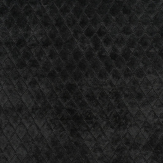 1915 Diamonds,Plain & Solid,Small Scale Black Charlotte Fabrics Velvet