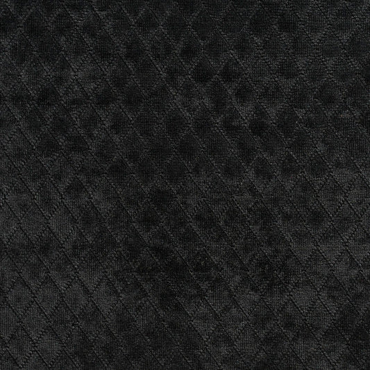 1915 Diamonds,Plain & Solid,Small Scale Onyx Black Charlotte Fabrics