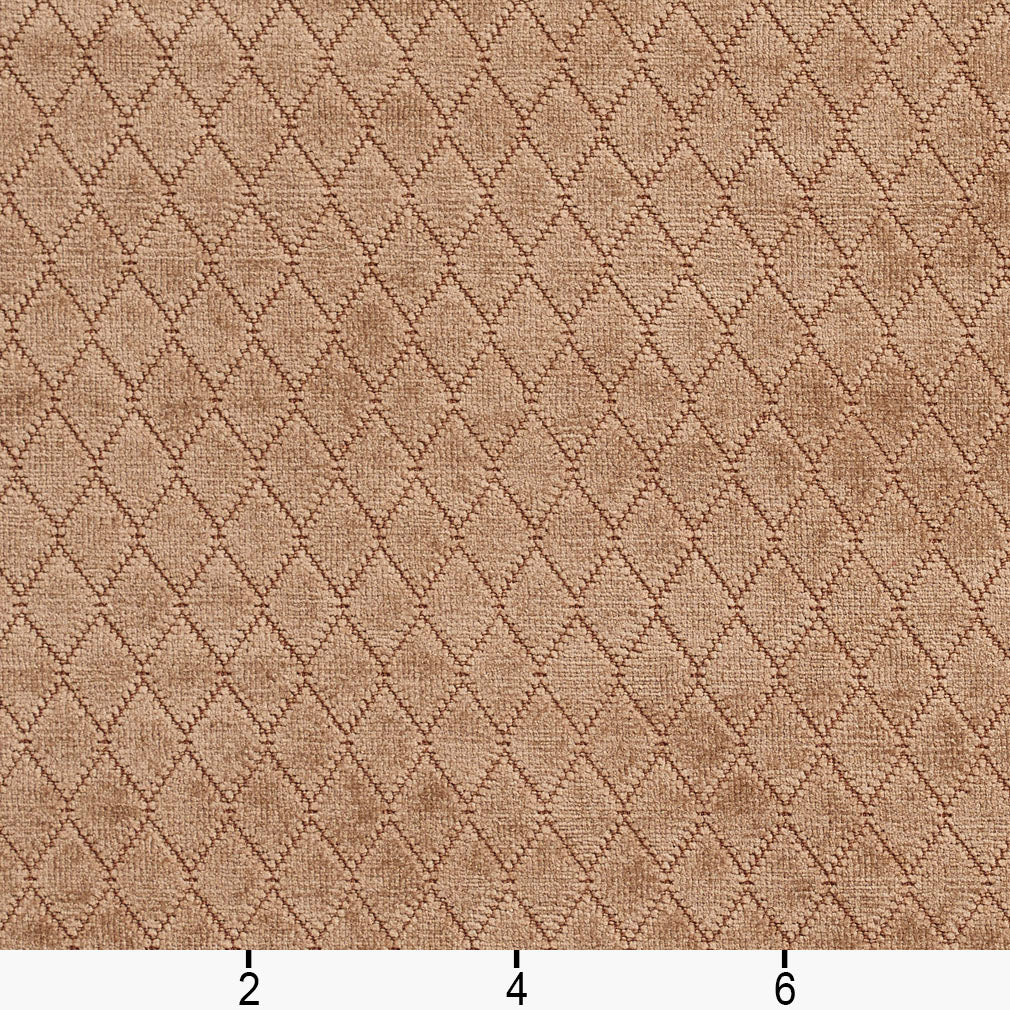 1916 Diamonds,Plain & Solid,Small Scale Fawn Brown Charlotte Fabrics