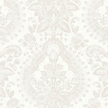 1918 BOUDOIR MEDALLION Grey Schumacher Wallpaper