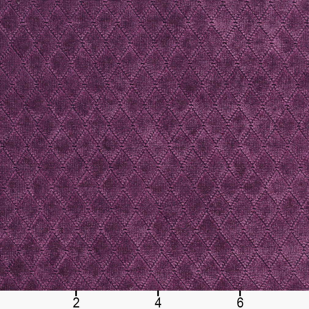 1918 Diamonds,Plain & Solid,Small Scale Grape Purple Charlotte Fabrics