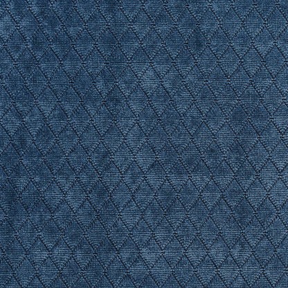 1919 Diamonds,Plain & Solid,Small Scale Atlantic Blue Charlotte Fabrics