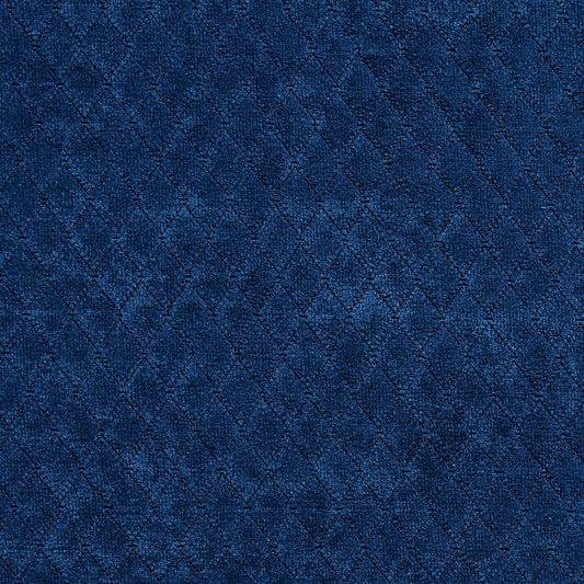 1922 Diamonds,Plain & Solid,Small Scale Blue Charlotte Fabrics Velvet