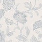 1929 INDIGO BLOOM Blue Schumacher Wallpaper