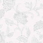 1930 INDIGO BLOOM Grey Schumacher Wallpaper