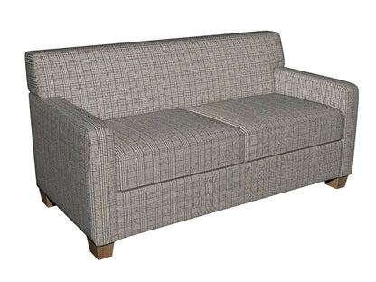 1940 Check & Houndstooth,Plaid Noir Black Charlotte Fabrics